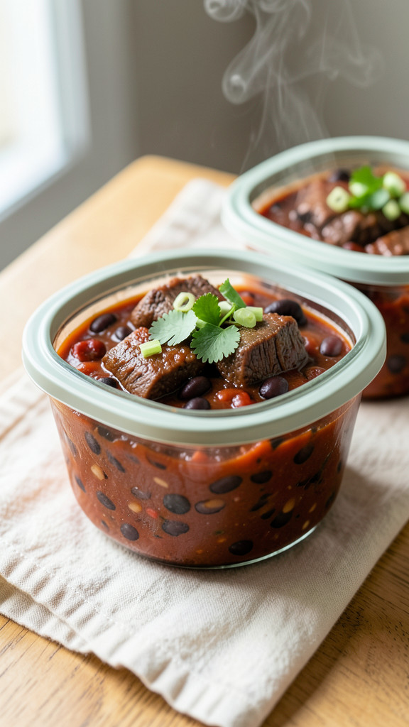 Crockpot Chipotle Ancho Beef Chuck Chili, an easy crockpot dinner recipe